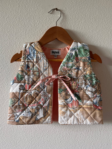 Beatrix Potter Vest Size 3T (Style 2)