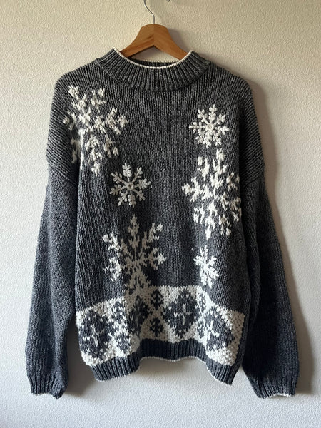 American Weekend Knit Snowflake Sweater