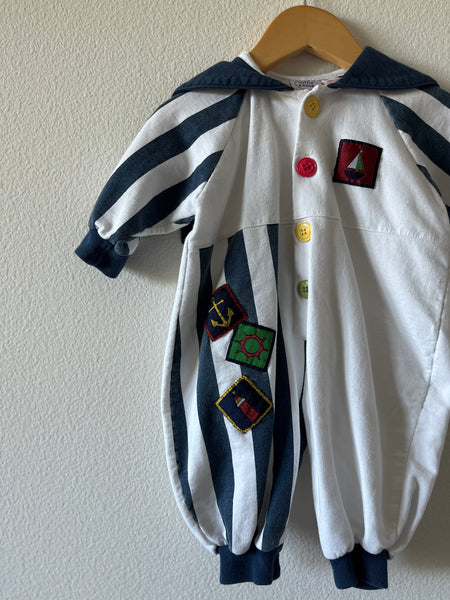 Mine Alone Sailor Romper