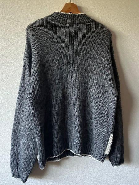 American Weekend Knit Snowflake Sweater