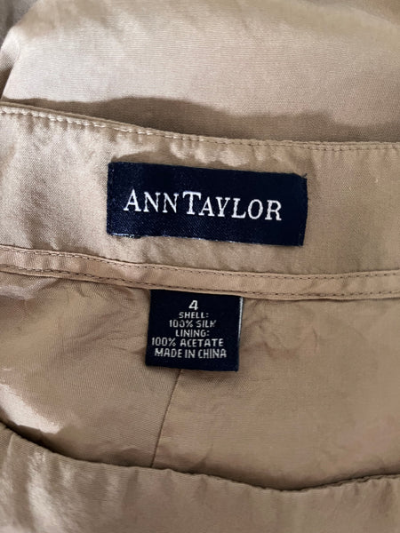 Ann Taylor Silk Trousers