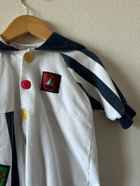 Mine Alone Sailor Romper