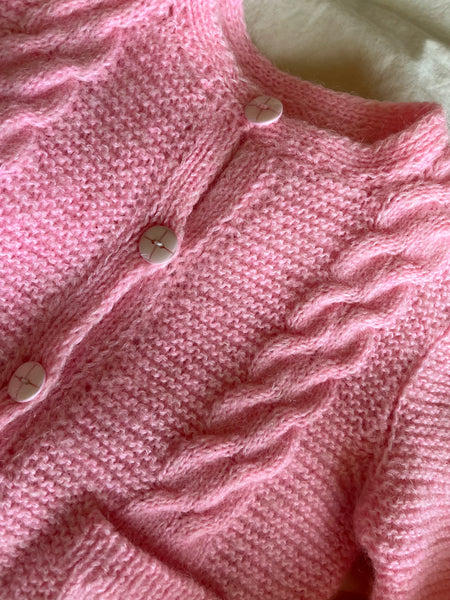 Sweetheart Toddler Cable Knit