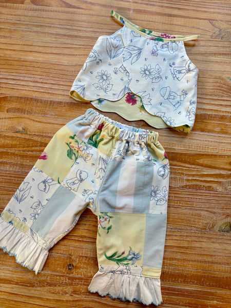 Sunbonnet Sue Scalloped Top | 6-9M