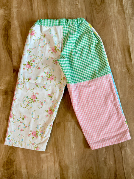 Springtime Scrappy Pants | Size 4T