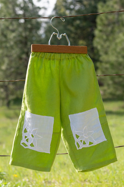 Trellis Linen Pant | Size 2T