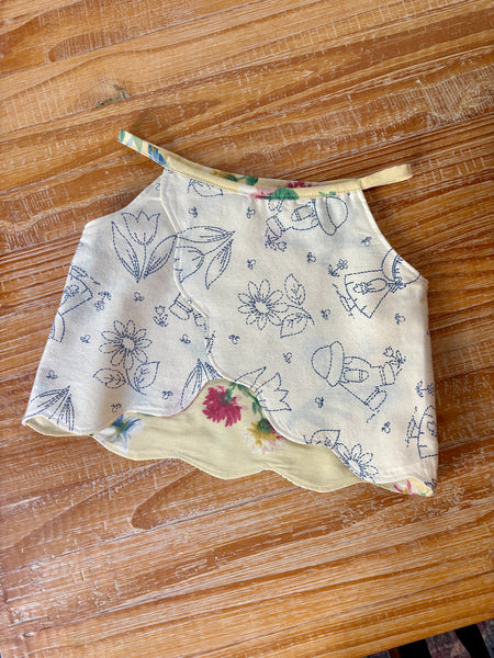 Sunbonnet Sue Scalloped Top | 6-9M