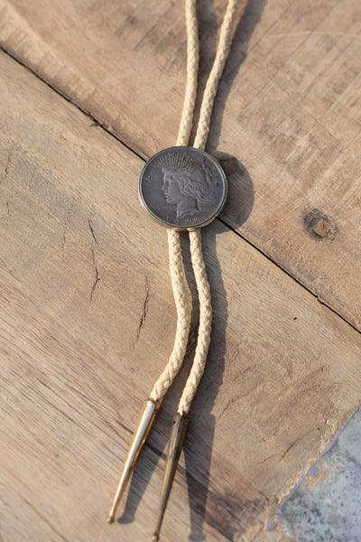 1922 Peace Dollar Bolo Tie