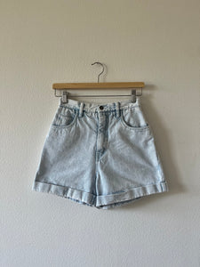 The Denim High Rise Shorts