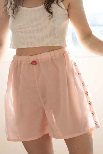 Petal Trim Track Short