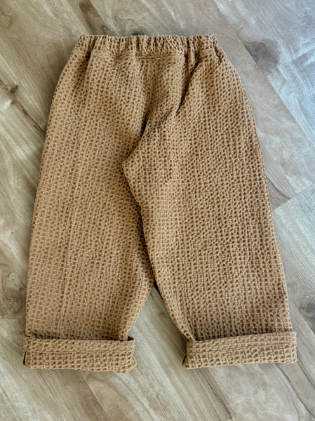 Cinnamon Waffle Pants | Size 5T