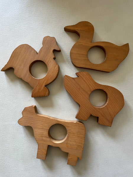 Barnyard Napkin Rings
