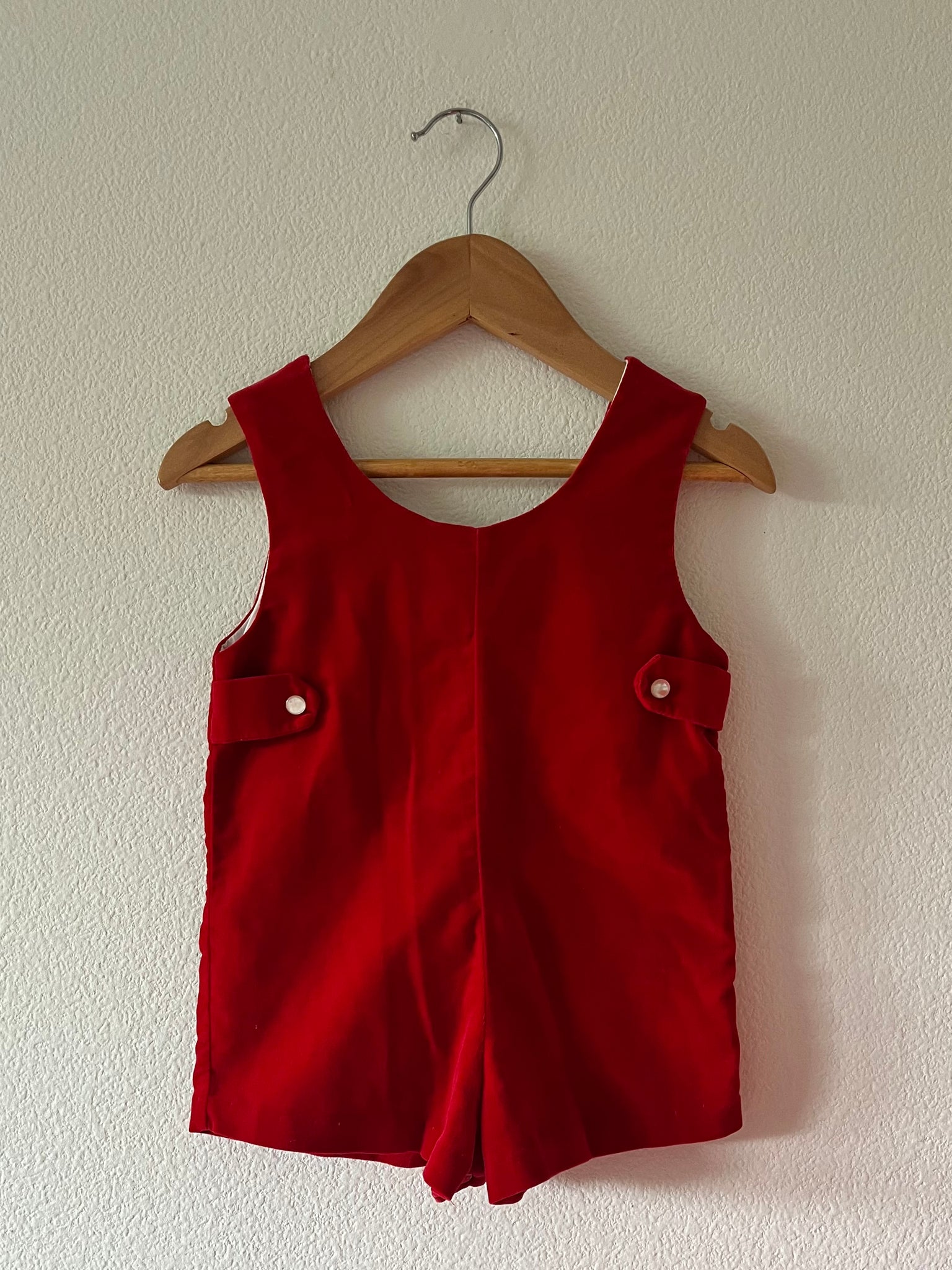 Cherubs Velvet Romper