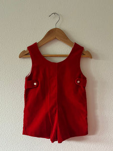 Cherubs Velvet Romper