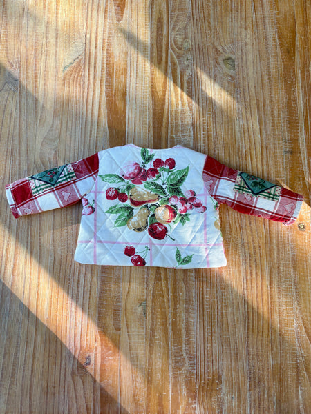 Berry Cute Quilt Coat | 0-3M