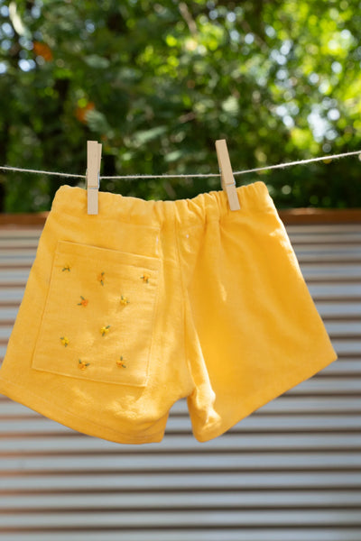 Golden Field Shorts | Size 2T