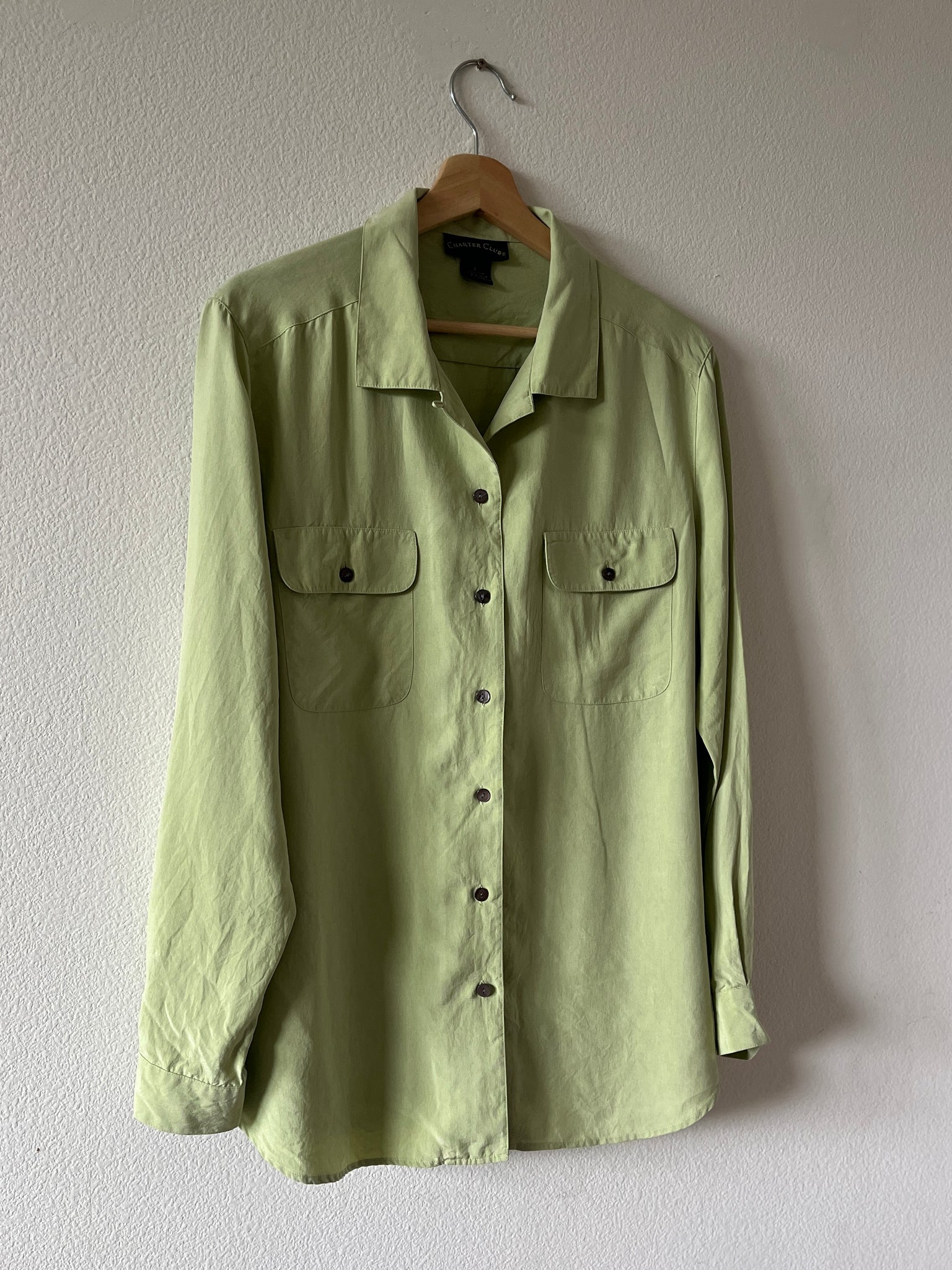 Charter Club Silk Shirt