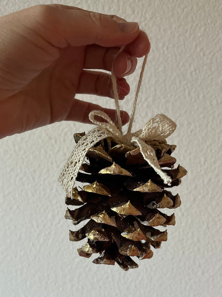 Natural Pinecone Ornaments