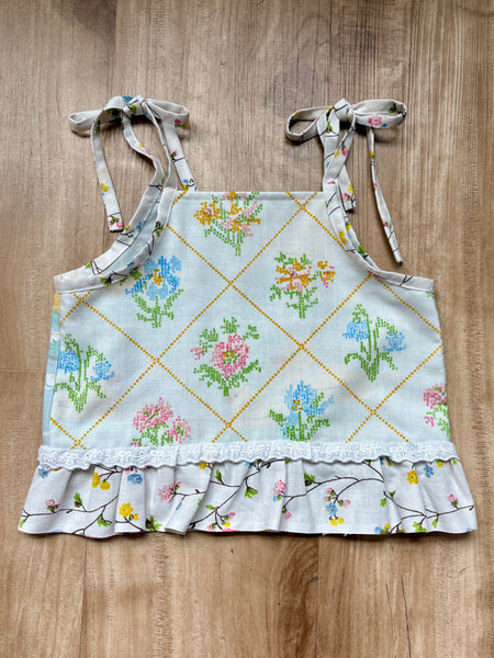 Lacey Tie Tank | Size 4T