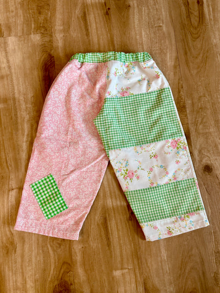 Springtime Scrappy Pants | Size 3T (Style 1)