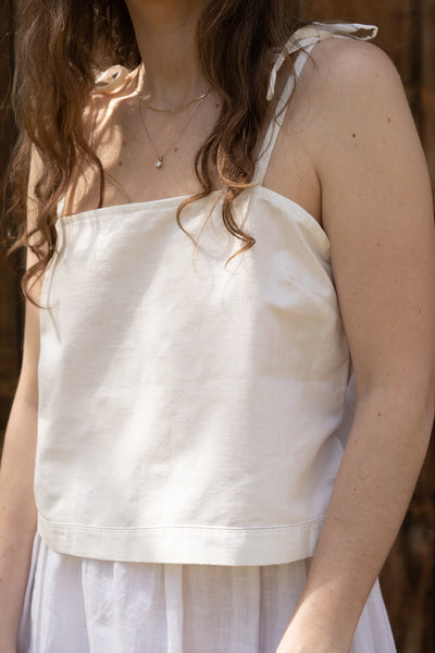 Hemstitch Tie Camisole