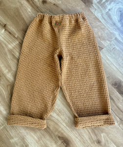 Cinnamon Waffle Pants | Size 5T