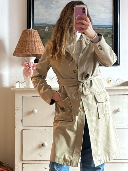 Tan Trench Coat