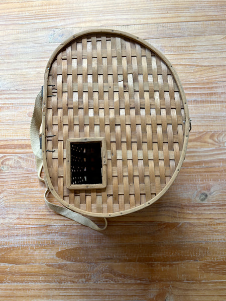 Vintage Wicker Fishing Creel