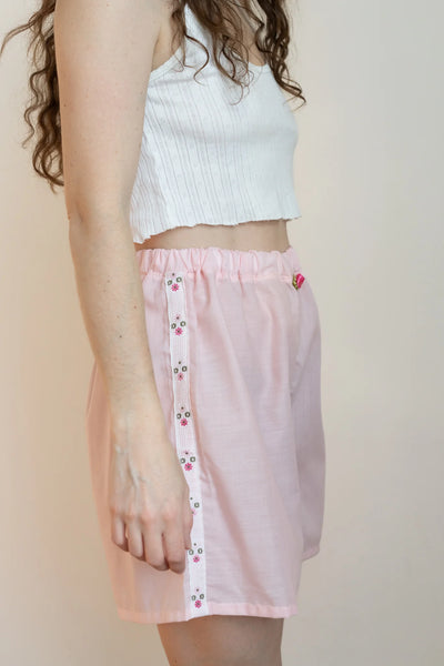 Petal Trim Track Short