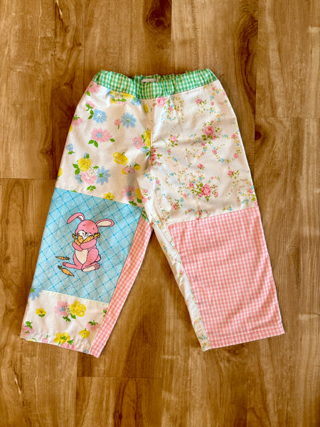 Springtime Scrappy Pants | Size 4T
