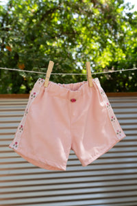Pink Blossom Track Shorts | Size 2T